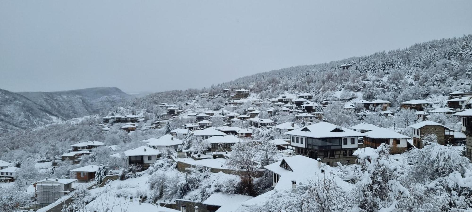 Панорама Хаус Лещен И Еко Къщи Дървена И Землянка 外观 照片